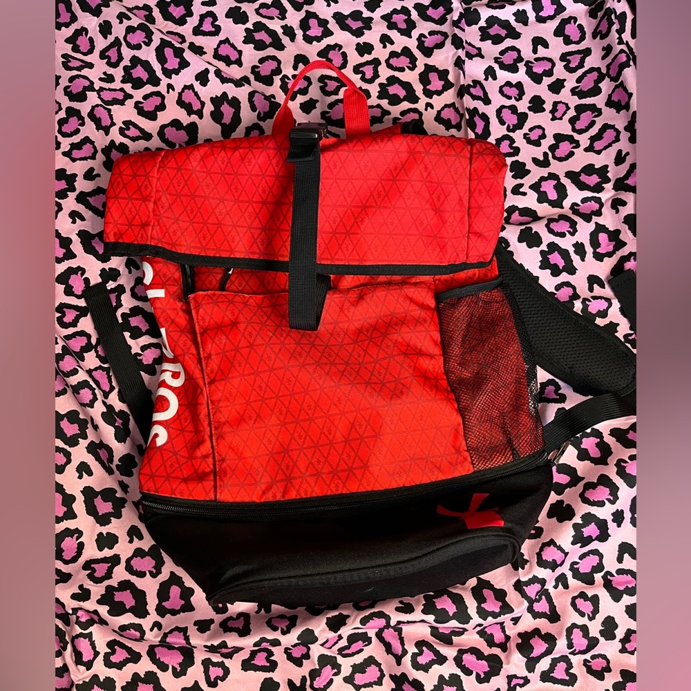 dutch bros red back pack